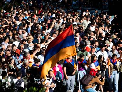 Resistance Movement holds another rally on France Square in Yerevan