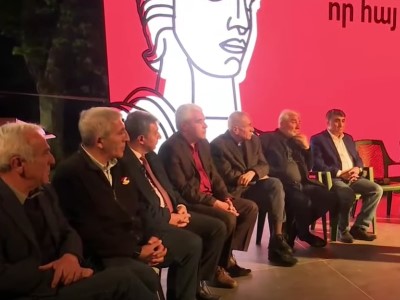 More than 30 cultural figures hold discussions on France Square in Yerevan