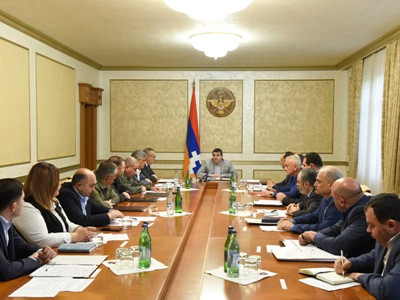 Араик Арутюнян созвал очередное заседание Совета безопасности Арцаха