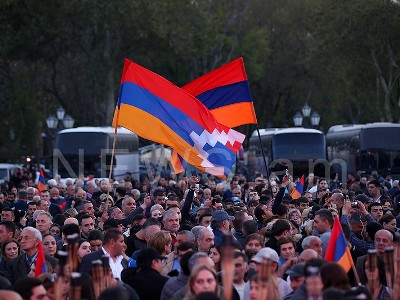 Resistance movement holds march in Yerevan