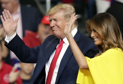 Melania Trump hints at her husband's re-nomination for president