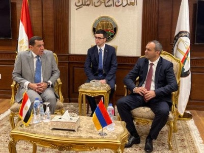 Armenian Prosecutor General gets acquainted with methods for training prosecutors in Egypt