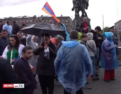 «Դիմադրություն» շարժման հանրահավաքը՝ Սասունցի Դավիթի արձանի մոտ (ուղիղ)