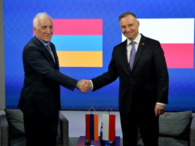 Armenian and Poland presidents exchange views on processes taking place in international arena