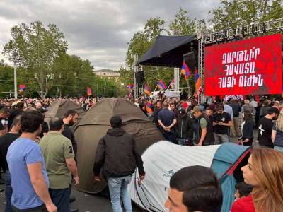 Protests demanding Nikol Pashinyan's resignation continue in Yerevan