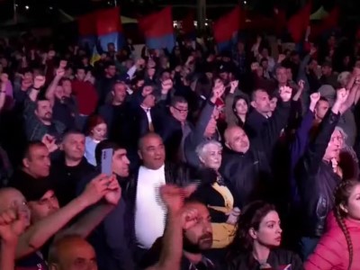 Resistance Movement holds rally in Yerevan