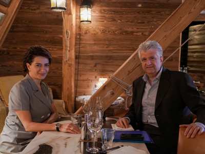 Armenia PM's wife meets with businessman and co-owner of Franck Muller company