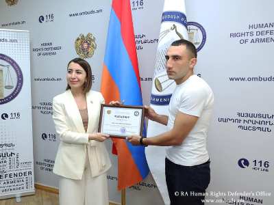 ՄԻՊ-ը շնորհակալագրեր եւ պատվոգրեր է հանձնել Հայաստանի Հանրապետության Տոնի առթիվ
