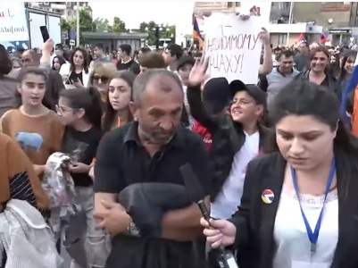 Protester: Artsakh has never been and will never be part of Azerbaijan
