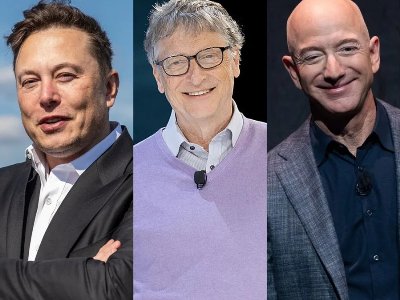 Gates, Musk and Bezos lose $115 billion since 2022