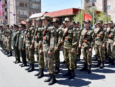 Զինծառայողները մասնակցել են տոնական միջոցառումներին (ֆոտո)