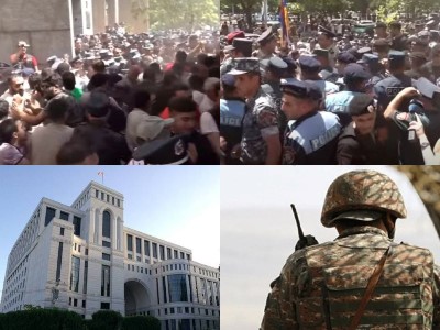 NEWS.am digest: Police use brute force against Yerevan protesters, people injured