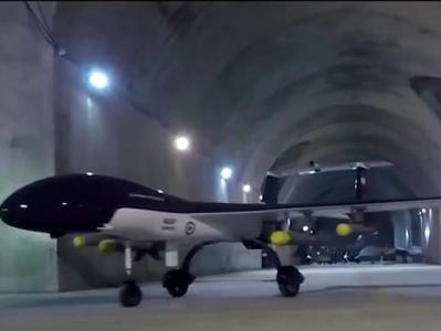 Iran builds underground drone base under mountain range