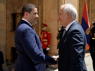 Armenia President and Georgia Parliament Speaker discuss regional security issues