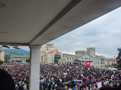Newspaper: Rally in Stepanakert seriously worries Armenia authorities