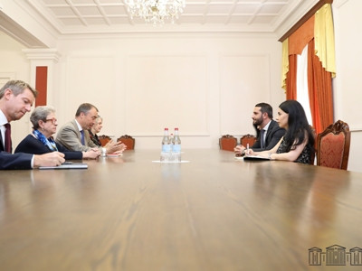 Ruben Rubinyan and Toivo Klaar discuss process of normalization of relations between Armenia and Turkey