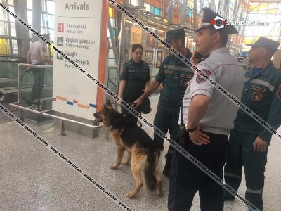 No explosive device found at Yerevan Zvartnots airport