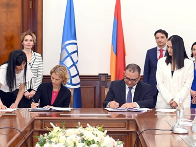 Ֆինանսների նախարարությունում ստորագրվել է «Կրթության բարելավման ծրագրի լրացուցիչ ֆինանսավորում» վարկային համաձայնագիրը