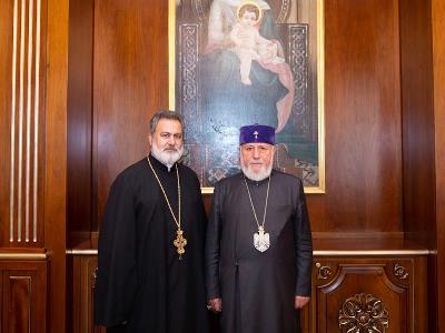 Կաթողիկոսն ընդունել է Իրաքի հայոց թեմի նորընտիր առաջնորդին