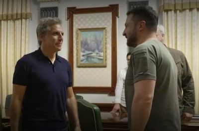 Hollywood actor Ben Stiller meets with Zelenskyy in Kiev
