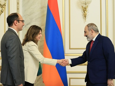 Նիկոլ Փաշինյանն ընդունել է ԱՄՀ հայաստանյան առաքելության նորանշանակ ղեկավարին