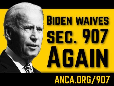 ANCA: Biden clears way for continued US assistance to corrupt, anti-Armenian Aliyev regime