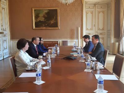 Armenia Security Council Secretary and French co-chair of OSCE MG discuss Karabakh settlement