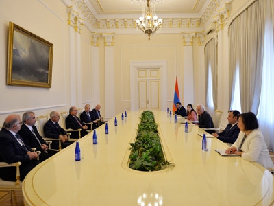 Վահագն Խաչատուրյանն ընդունել է Հայ ավետարանական եկեղեցու պատվիրակությանը
