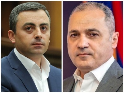 2 Armenia opposition MPs are recalled from their National Assembly leadership positions