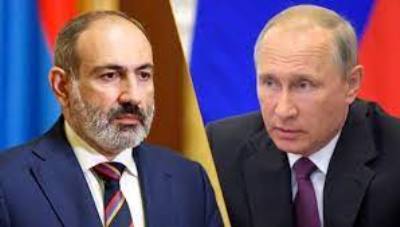 Փաշինյանը Պուտինին տեղեկացրել է Հայաստանի եւ Թուրքիայի միջեւ հարաբերությունների կարգավորմանն ուղղված շփումների մասին