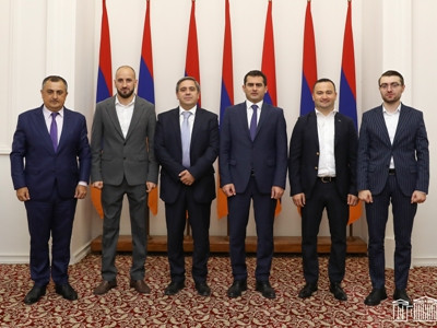Հակոբ Արշակյանն ընդունել է Համահայկական երիտասարդական ֆուտբոլի ասոցիացիայի ղեկավարին