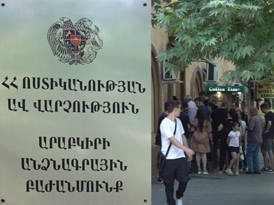 3–րդ օրն է գալիս ենք, հերթի մեջ 100 հոգի կա մեզնից առաջ, նույնը էսօր է. անձնագրայիններում կուտակումներ են