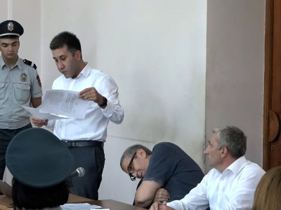 Film producer faints in Yerevan courtroom during preliminary hearings in criminal case against him