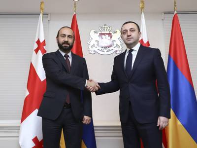 Mirzoyan, Garibashvili exchange views on normalization of Armenia-Azerbaijan relations