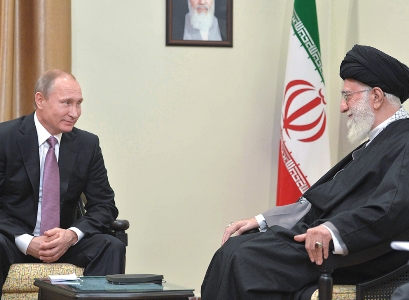 Russia President and Ayatollah Khamenei meet in Tehran