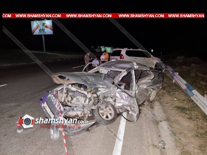Վայոց Ձորում բախվել են Lexus-ն ու Hyundai-ն․ կա 5 վիրավոր