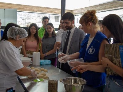 Замминистра принял участие в открытии недавно созданного учебного и ресурсного центра по цельному зерну