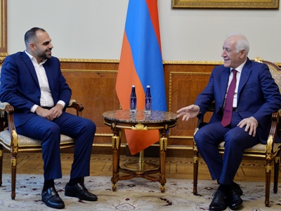 Президент Армении принял депутата Парламента Швеции Арина Карапета
