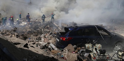 Yerevan explosion: Ensuing fire not put out yet