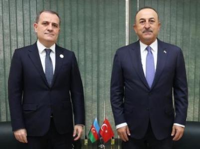 Azerbaijan, Turkey FMs discuss regional situation