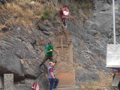 Armenian monuments completely relocated from Berdzor, Nerkin Sus, Aghavno settlements of Artsakh (PHOTOS)