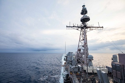 2 US cruisers enter Taiwan Strait