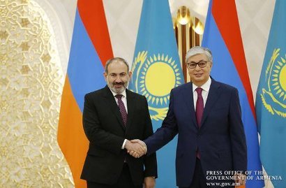 Kazakhstan President to Armenia PM: Our countries have managed to build strong relations
