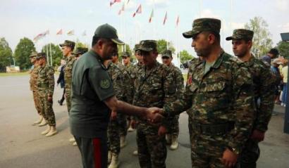 Armenia army General Staff Chief attends International Army Games closing ceremony