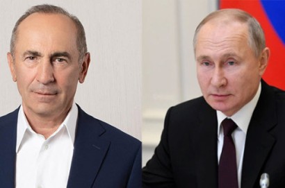 Russia’s Putin congratulates Armenia ex-President Kocharyan