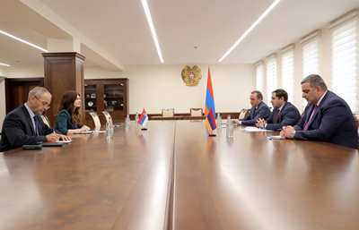 Armenian Defense Minister and Serbian Ambassador discuss cooperation in military-technical sphere