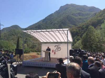 5 տարի առաջ այս օրը՝ ՀՀ-ն Արցախին կապող 2-րդ՝ Վարդենիս-Մարտակերտ մայրուղու բացման արարողությունն էր. Աբրահամյան