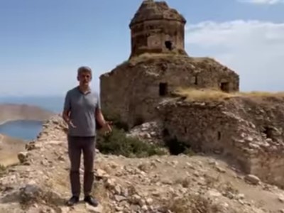 Garo Paylan: I visited historical Armenian monasteries of Mush, Van which are unfortunately in ruins (VIDEO)