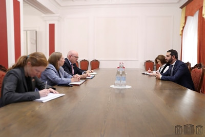 Armenia parliament deputy speaker meets with OSCE Minsk Group new US Co-Chair