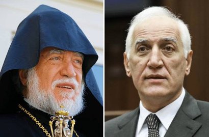 Президент Армении поздравил Католикоса Арама I с избранием на пост председателя Всемирного совета церквей